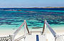 stairs down to bay on Rottnest Island